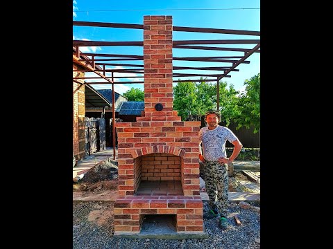 Видео: Камин из кирпича, наш 147 объект