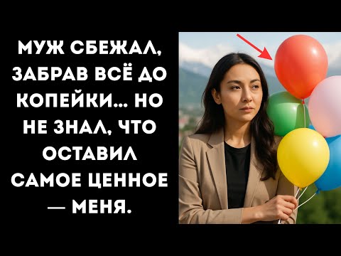 Видео: Муж сбежал, забрав всё до копейки… Но не знал, что оставил самое ценное — меня.