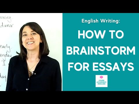 Видео: КАК НАЙТИ ИДЕЙ ДЛЯ НАПИСАНИЯ: 3 способа провести мозговой штурм для написания эссе!