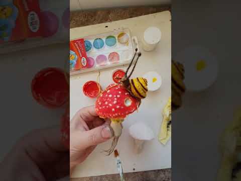 Видео: Мастер класс мухомор часть 2