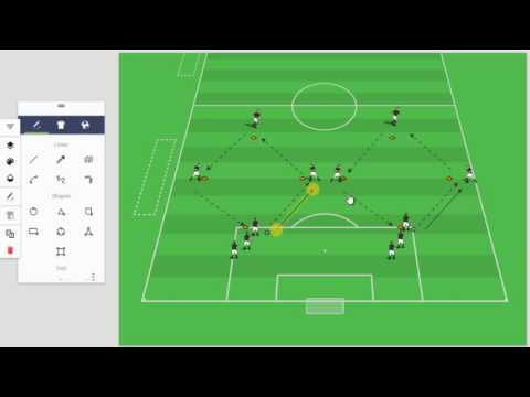 Видео: Алмазная тренировочная сессия для 2-3-1, 4-3-1 или 4-3-3