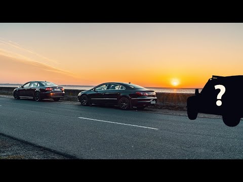 Видео: Неожиданный победитель в заезде Passat против CC. После гонки пришлось тюнинговать болгаркой.