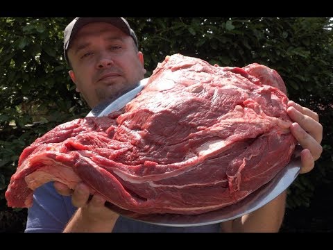 Видео: ЗАКОПТИЛ КУСОК 10 КГ ГОВЯДИНЫ ЦЕЛИКОМ