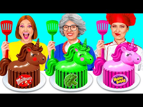 Видео: Кулинарный Челлендж: Я против Бабушки | Фантастические Кухонные Рецепты от Funny Funny