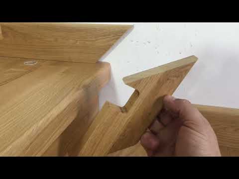 Видео: Обшива біля стіни на сходах / плінтус на сходах @100liar. #плінтус #сходи #лестница