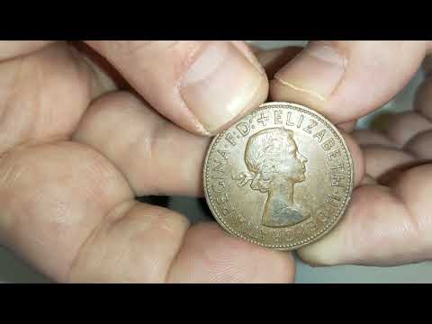 Видео: Монеты Великобритании - 1 пенни с 1797 по 2008 годы. Коллекция моих монет