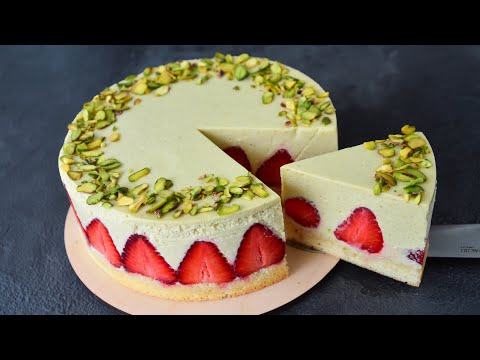 Видео: Муссовый Чизкейк с КЛУБНИКОЙ ☆ Фрезье