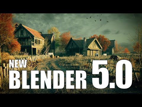 Видео: BLENDER 5.0: Невероятные новые инструменты для художников по окружению в цифровом искусстве!