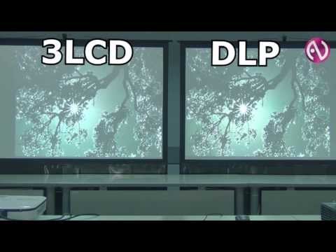 Видео: Контрастность и цветовая яркость: сравнение технологий DLP и 3LCD.