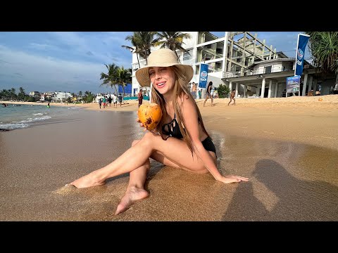 Видео: Шри-Ланка. Hikkaduwa beach hotel 3*, обзор номера.