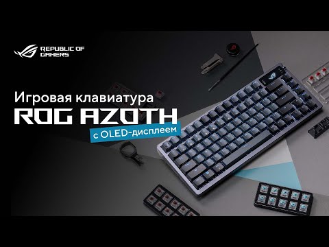 Видео: OLED-дисплей в клавиатуре! | Обзор ROG Azoth