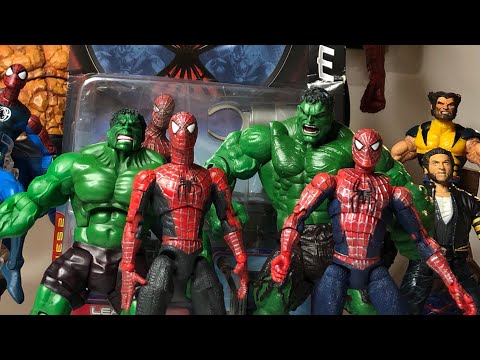 Видео: Обзор огромной коллекции фигурок Toy Biz 2000 ых годов