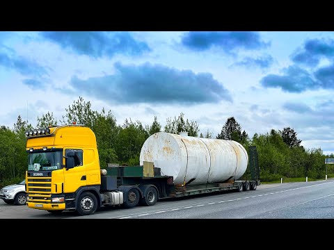 Видео: Негабарит по встречке | На Брянск