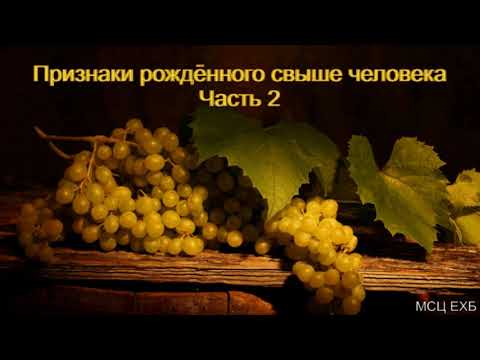 Видео: "Признаки рождённого свыше человека". Часть 2. Д. Константинов. МСЦ ЕХБ