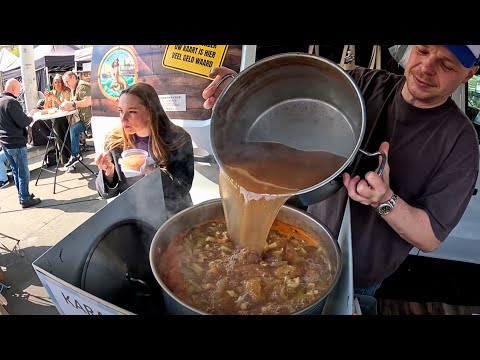 Видео: Откройте для себя самые ВКУСНЫЕ блюда на Food MARKET в Антверпене