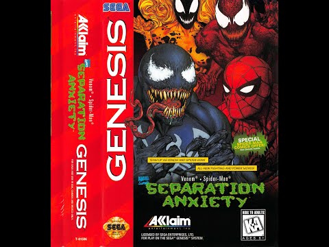 Видео: Spider Man and Venom Separation Anxiety - Прохождение на SEGA Mega Drive /Genesis