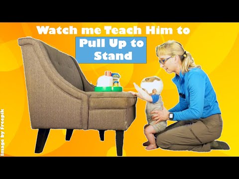 Видео: Посмотрите, как этот малыш учится подтягиваться, чтобы встать! Вот простой трюк, который поможет