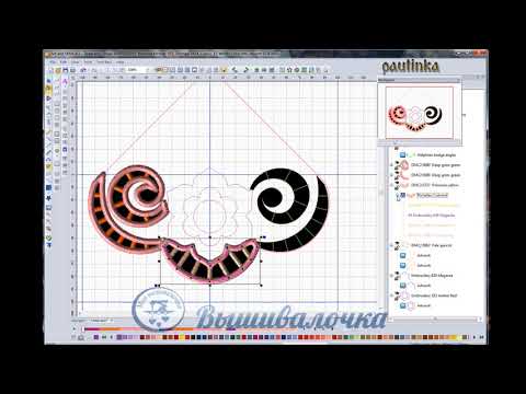 Видео: Урок 17. Создаем дизайн ришелье используя Magic Cutwork