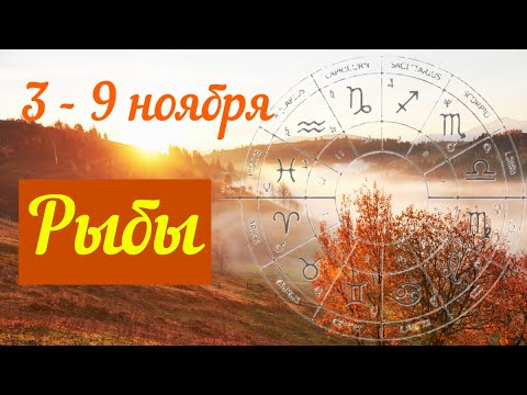 Видео: РЫБЫ ♓️Прогноз на неделю с 3 по 9 ноября .
