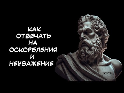 Видео: Как реагировать на ОСКОРБЛЕНИЯ и проявление НЕУВАЖЕНИЯ. 10 принципов СТОИЦИЗМА.
