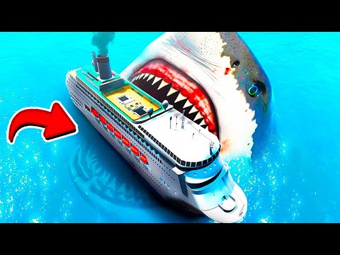 Видео: САМЫЙ ОГРОМНЫЙ МЕГАЛОДОН НАЙДЕН В МАРИАНСКОЙ ВПАДИНЕ В ГТА 5 МОДЫ! ОБЗОР МОДА в GTA 5 ВИДЕО