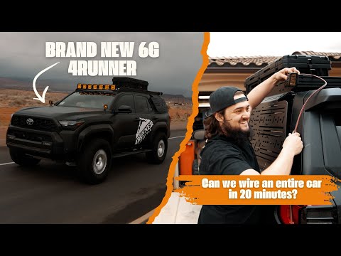 Видео: Можете ли вы подключить 4Runner 6-го поколения за 20 минут или меньше!?
