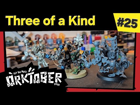 Видео: Orktober 2025 #25 — 3 одинаковых! Каждый большой мех с шок-атакующими пушками в Warhammer 40K