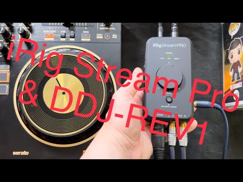 Видео: Руководство по iRig Stream Pro, первые мысли, распаковка с Pioneer DDJ Rev1 и Rode PodMic