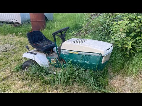 Видео: Старый трактор косилка (Power Craft)