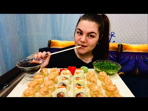 Видео: Мукбанг! Суши/Роллы!