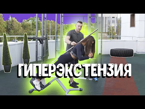 Видео: ГИПЕРЭКСТЕНЗИЯ - КАК ПРАВИЛЬНО ДЕЛАТЬ!? Техника выполнения
