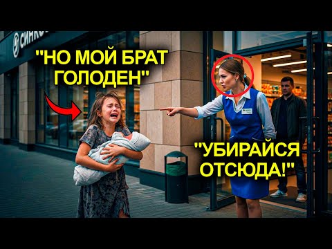 Видео: Девочку Выгнали За Кражу Детского Молока… Но Через Минуту В Магазин Вошёл Миллионер И Изменил Всё.