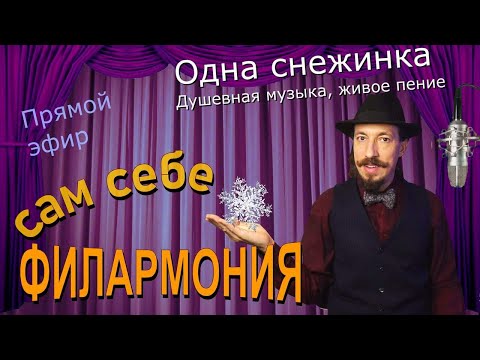 Видео: Одна снежинка | Живое пение в прямом эфире | Сам себе филармония | Андрей Шевелёв