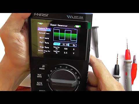 Видео: Мультиметр, осциллограф, генератор, мощный прибор три в одном FNIRSI DST 210.