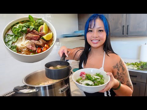 Видео: Я приготовила домашний Фо + Я вернулась домой???