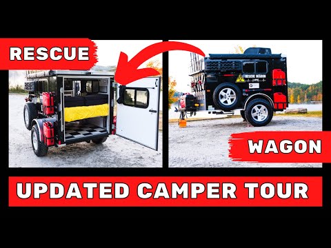 Видео: ПОЛНАЯ ПЕРЕОБОРУДОВАНИЕ ГРУЗОВОГО ПРИЦЕПА 5X8 В КЕМПЕР // Кемпер для бездорожья // Мини-дом