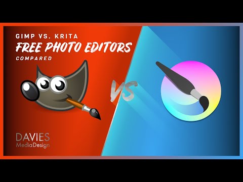 Видео: GIMP против Krita: является ли Krita лучшим бесплатным фоторедактором?