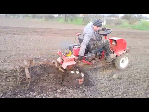 Видео: Фрезеровки минитрактором
