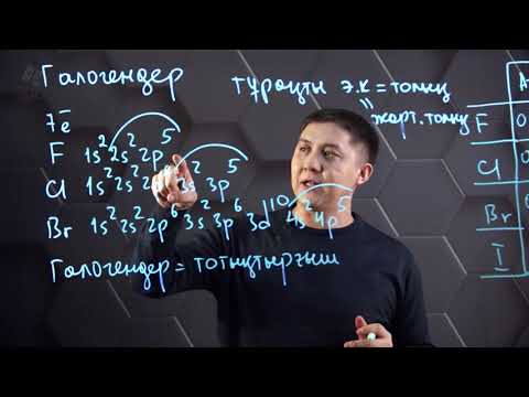 Видео: Галогендер қасиеттерінің өзгеру заңдылықтары. 10 сынып.