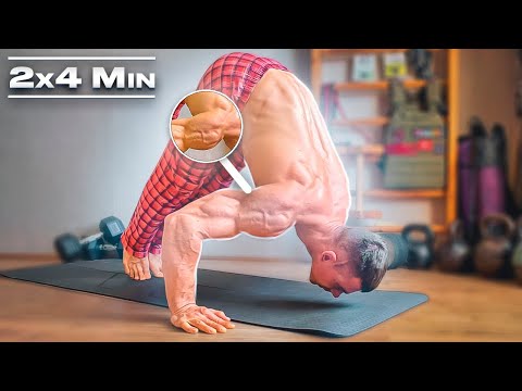 Видео: Прокачать ПЛЕЧИ в Домашних Условиях за 4 Минуты !! Без Железа