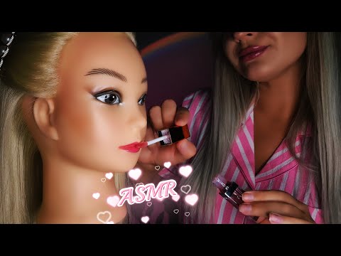Видео: ASMR Makeup for friend ♡ АСМР Макияж подруге 🎀💄💋