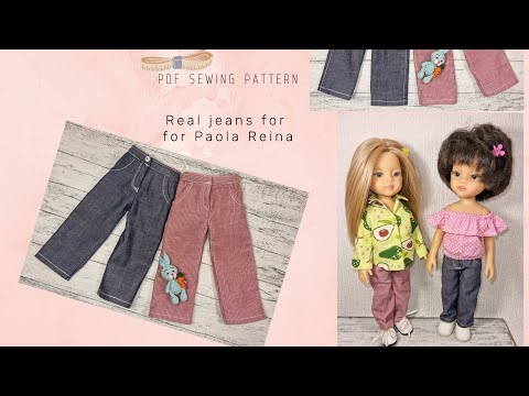 Видео: Real jeans Paola Reina Паола Рейна мастер-класс брюки джинсы
