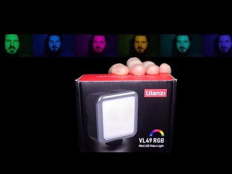 Видео: Ulanzi VL49 RGB слабенький накамерный светильник