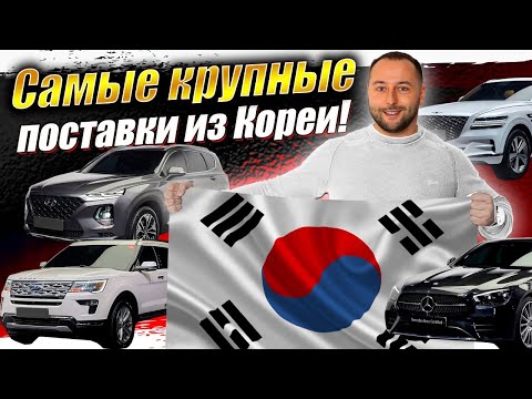 Видео: Оптовые поставки авто ИЗ Кореи❗Genesis ❗TIGUAN❗Mercedes❗Santafe❗STONIC❗