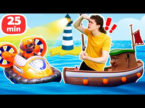 Видео: Щенячий Патруль спасают пассажиров корабля! 🌊🛳️ Хаос в городе! Мультики для детей про игрушки