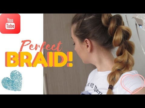 Видео: Как заплести объемную косу? Легко! Прическа самой себе за 10 минут.