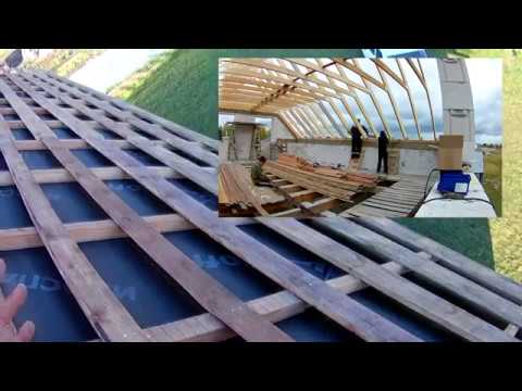 Видео: 49.  Гидроизоляция, контробрешетка, обрешетка