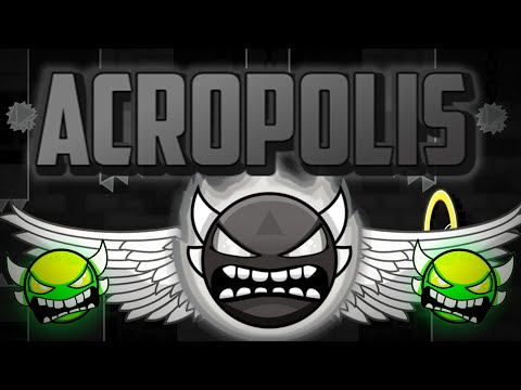 Видео: Таймингованые катакомбы Acropolis (Amber demon) Geometry Dash [15]