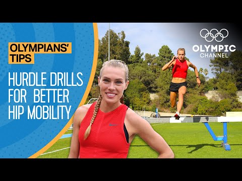 Видео: Легкая атлетика: Тренировка на силу и подвижность мышц бедра - 2 | Olympians' Tips