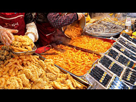 Видео: Это так вкусно!! Популярная корейская традиционная уличная еда - ТОП 7 / Корейская уличная еда